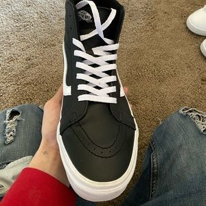 Vans all leather highs